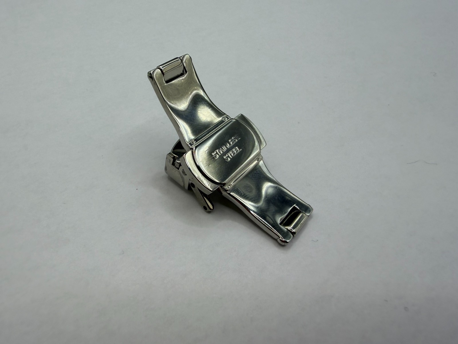 For ORIENT Watch Deployment Butterfly Clasp Buckle Leather Rubber Strap Band