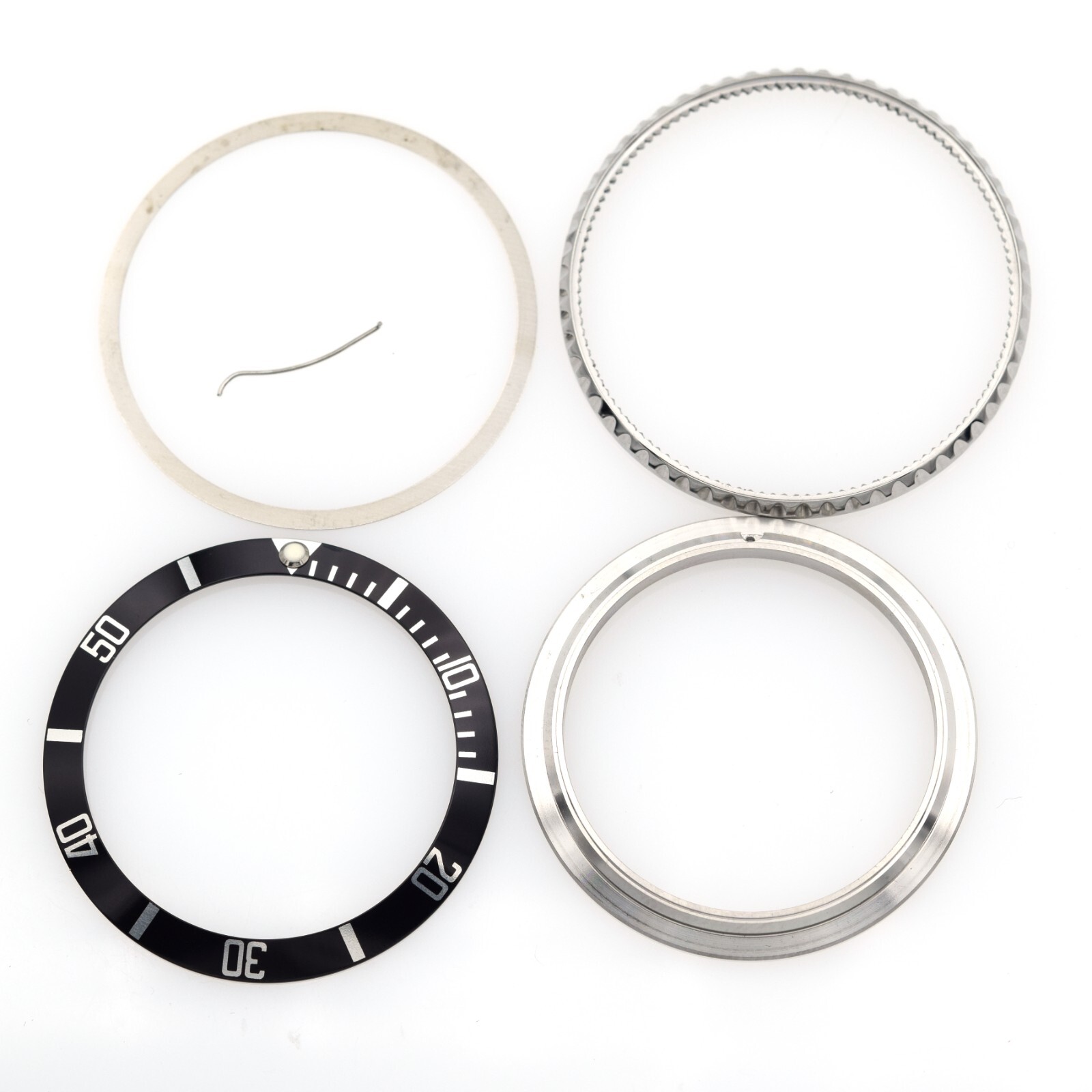 Black Insert, Bezel, Spring, Click, Retainer Ring For Rolex Submariner 16800