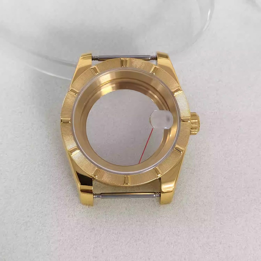 39MM Sapphire Crystal Watch Case See-Through Back for NH35/NH36/4R Movement