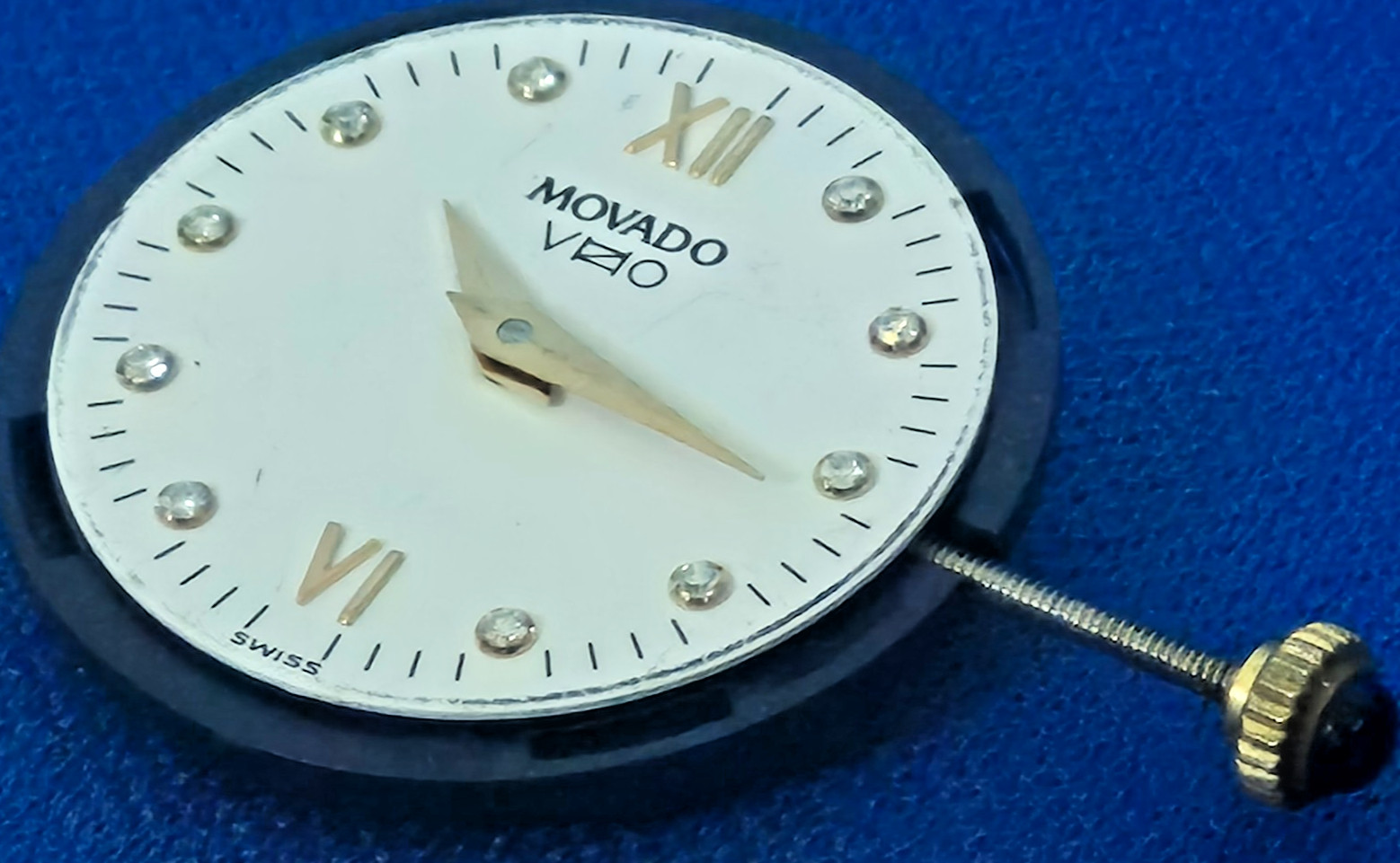 ETA 956.112 Movado Vizio Movement Running , Stem & Hands Fits Many Other Brands