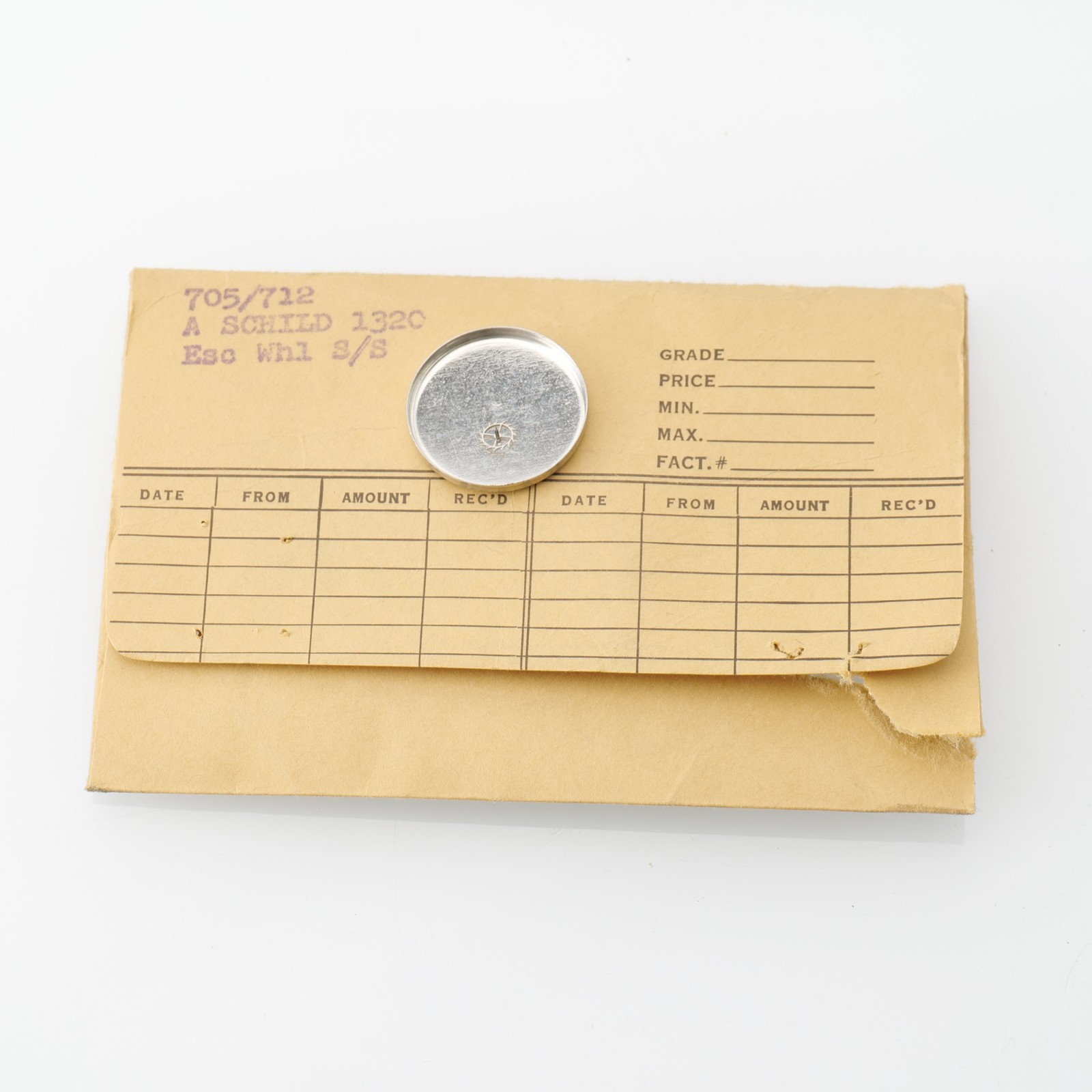 A. Schild- AS 1320 Escape Wheel Watch Part New Old Stock Bestfit 705/712