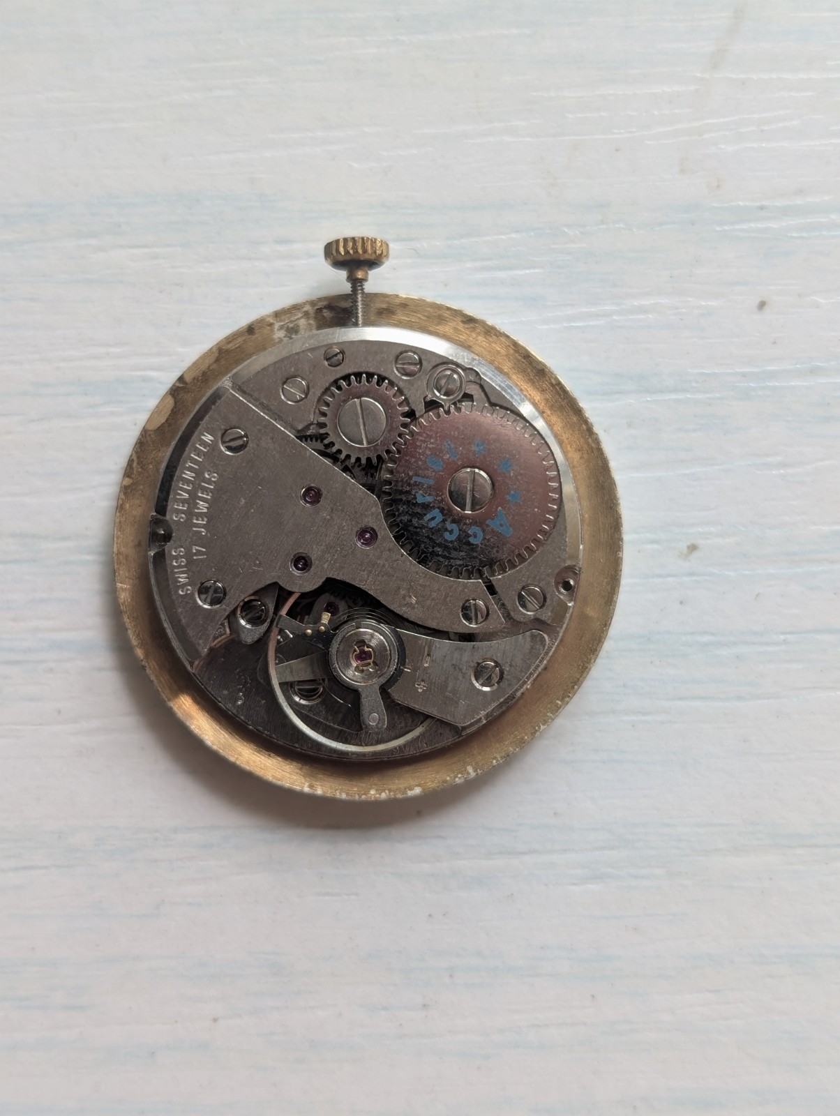 Vintage FHF/ST 96-4 Mechanical Watch Movement (Spares/Repairs/Good Balance)
