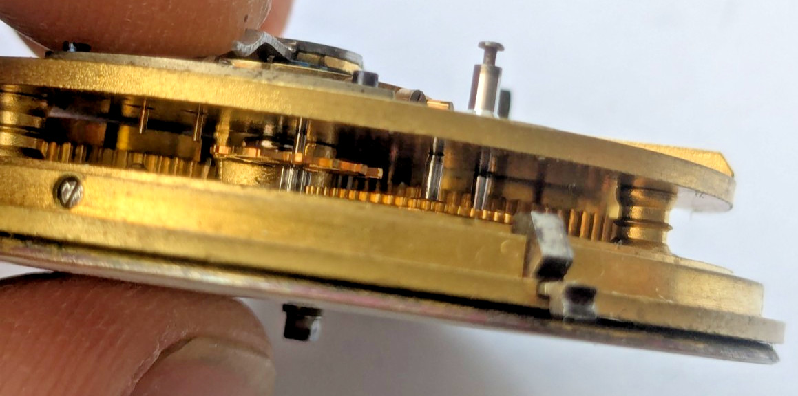 Antique E. Wise Manchester English Pocket Watch Movement Parts/Repair 49.9mm 28