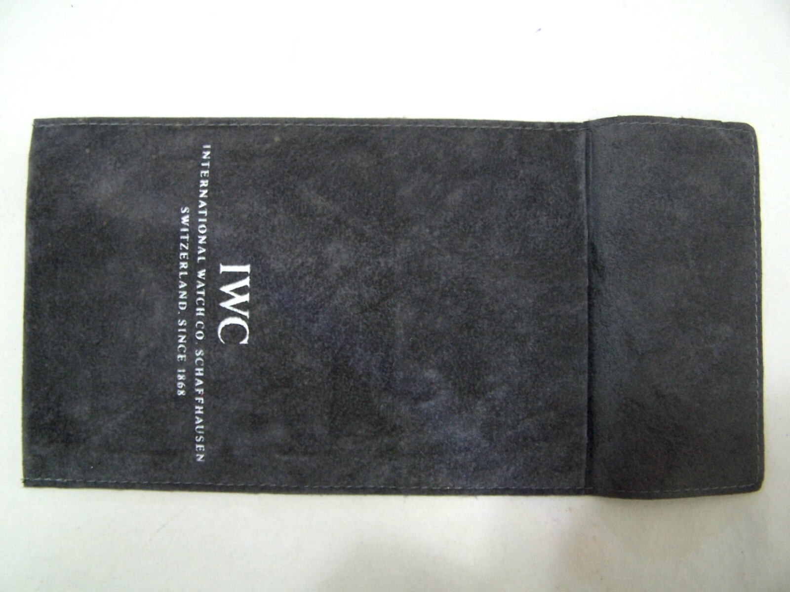Original IWC Gray Velvet Briefcase, Background.