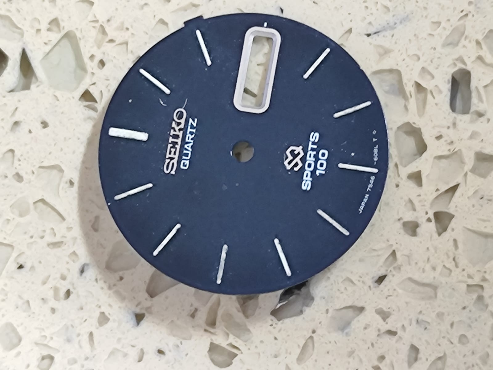 SEIKO 7546 SQ SPORTS 100 QUARTZ PART Blue Dial 27.50mm Used