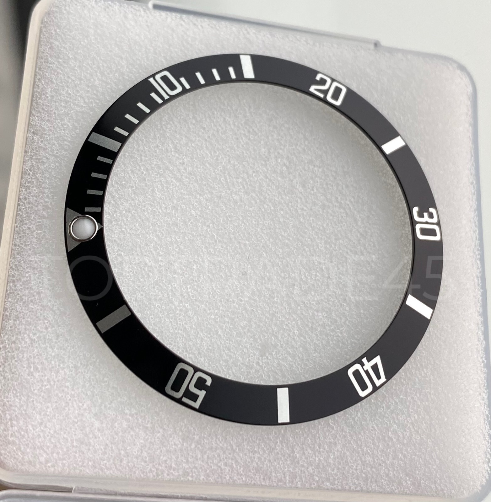 AFTERMARKET Rolex Submariner 14060 “FLAT FOUR” Aluminum Bezel Insert Vintage