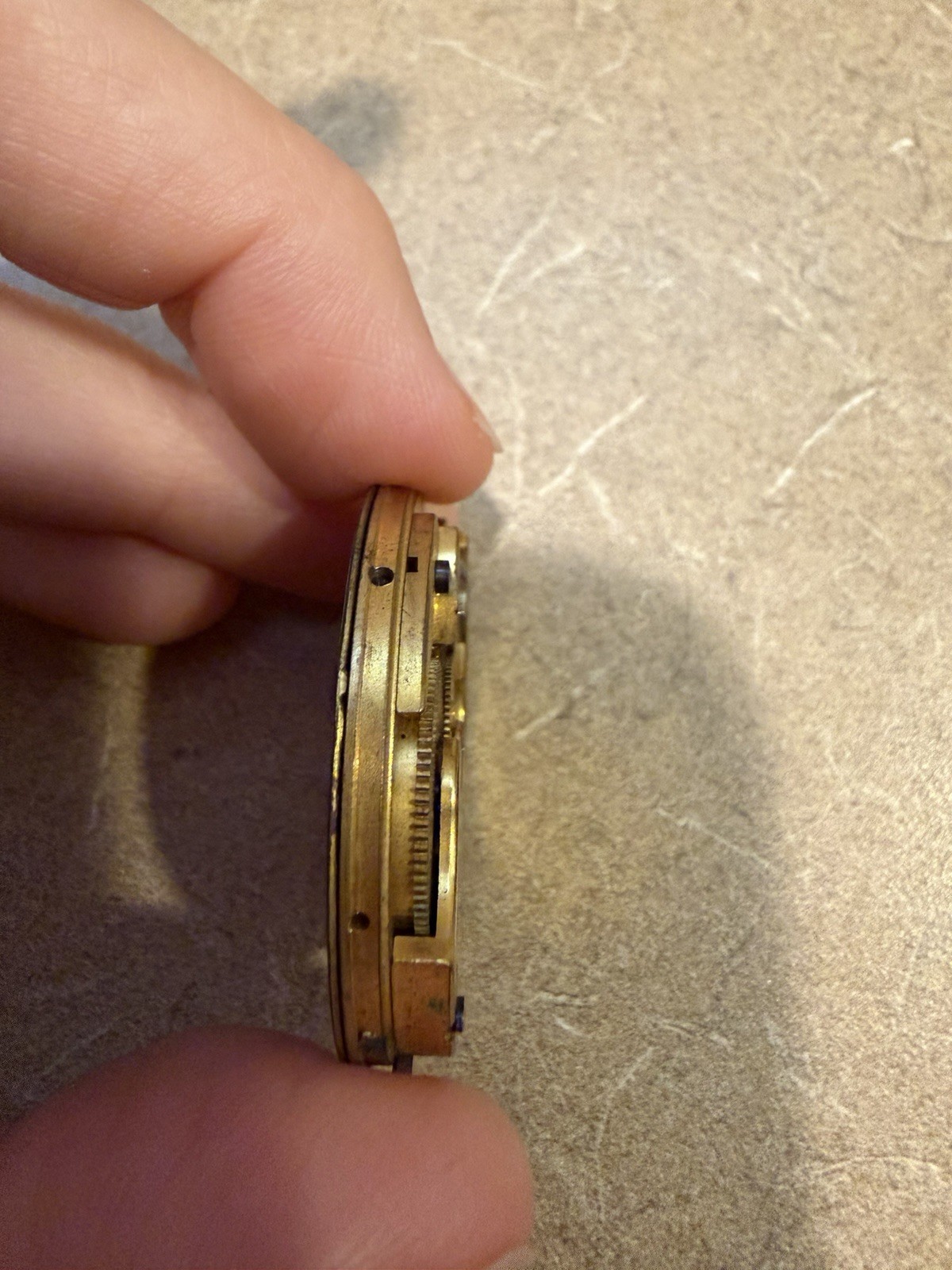 Antique Elgin National Watch Company Pocket Watch Movement NON WORKING