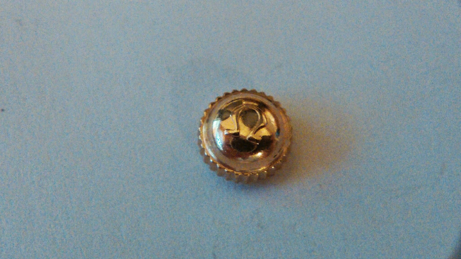 Omega crown, 43153, 5.70mm, tube 2.50mm, Tap 10. YELLOW (gold-filled)
