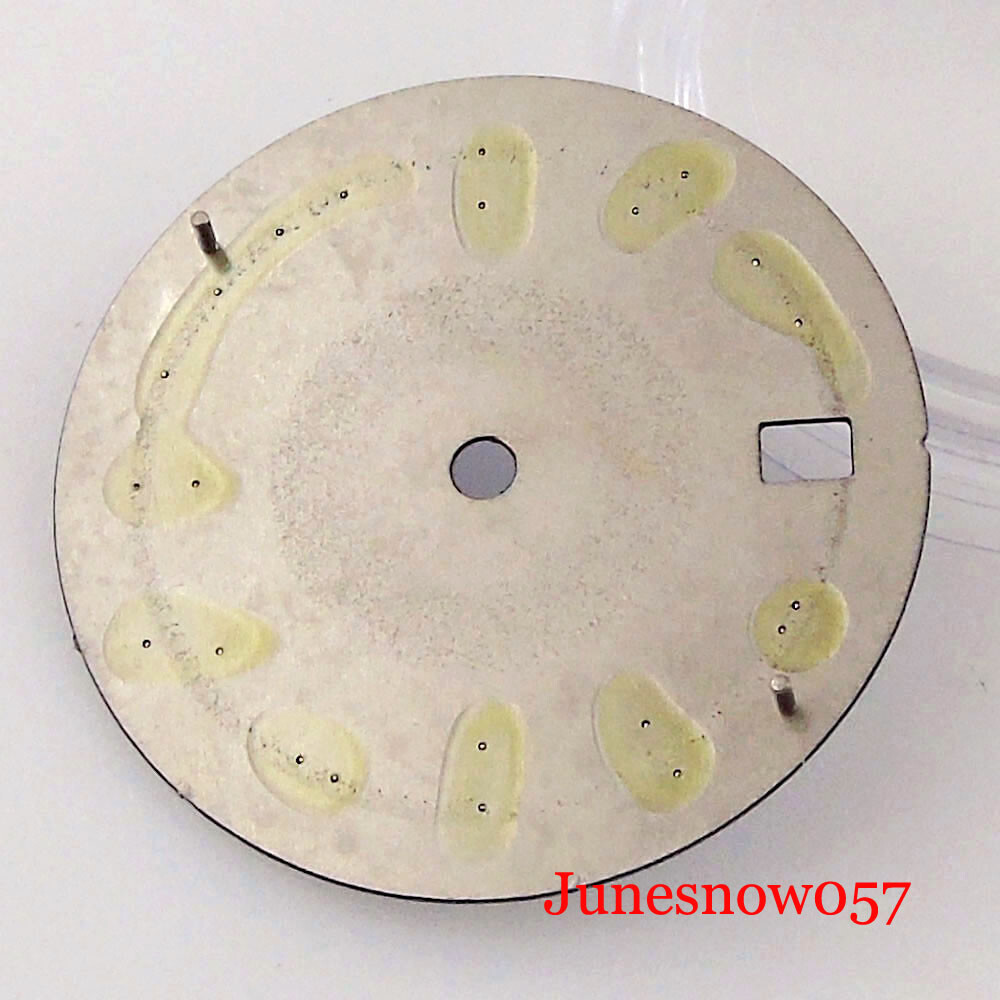 29MM Roman Numbers Fit NH35 MIYOTA ETA2824 Movement Men Blue Sunburst Watch Dial