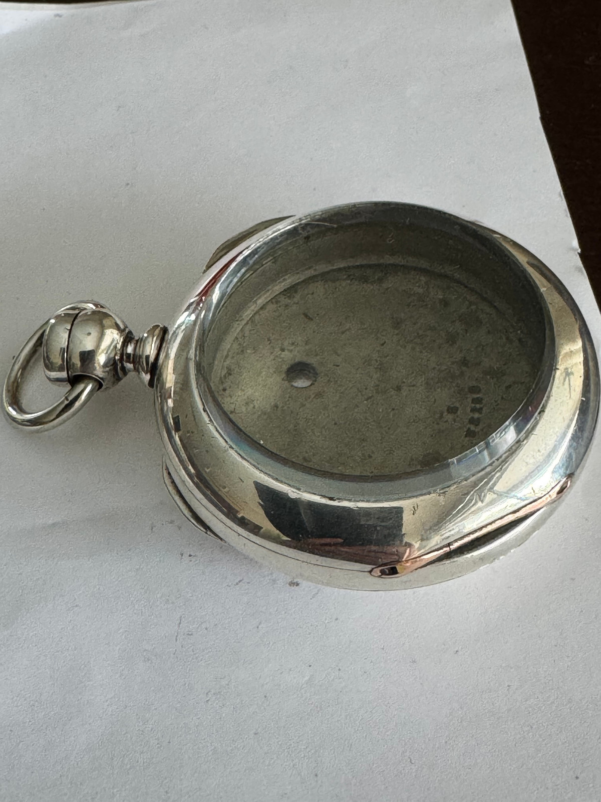 VINTAGE 18 SIZE BIG 5 OZ COIN SILVER FAHY’S MONARCH POCKET WATCH CASE KW/KS