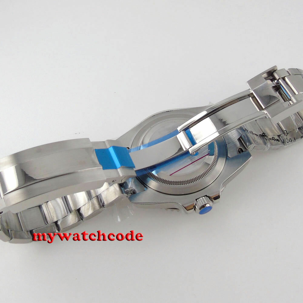 20atm 40mm Sapphire Glass steel Watch Case fit NH34 NH35 NH36 Movement 200m