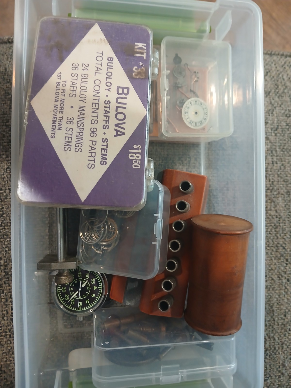 Pocket watch, watch parts, tools,Diamonds