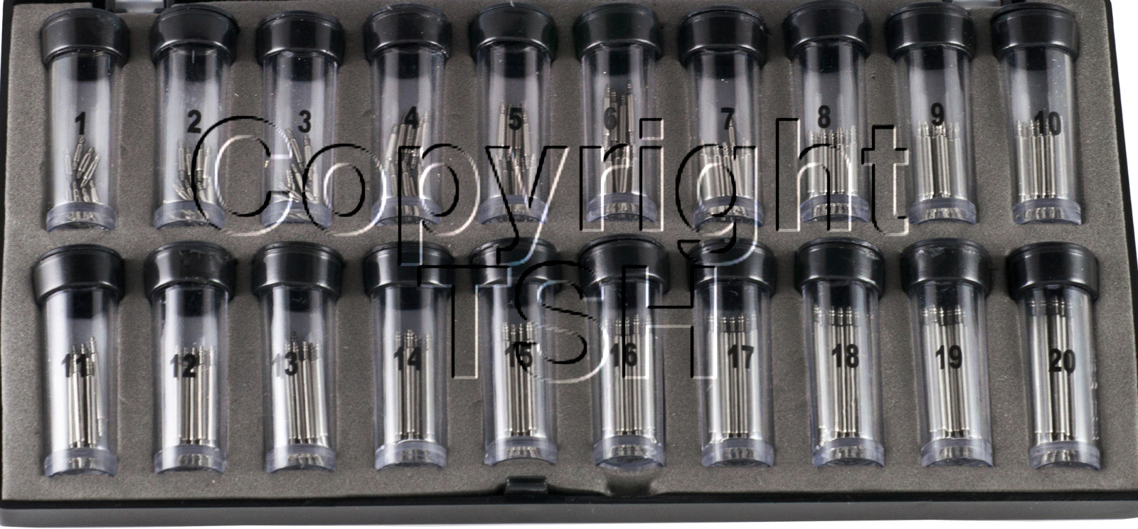 WATCH BAND SPRING BAR / PIN KIT 1.50MM MEDIUM THICK 200 PCS Stainless Steel