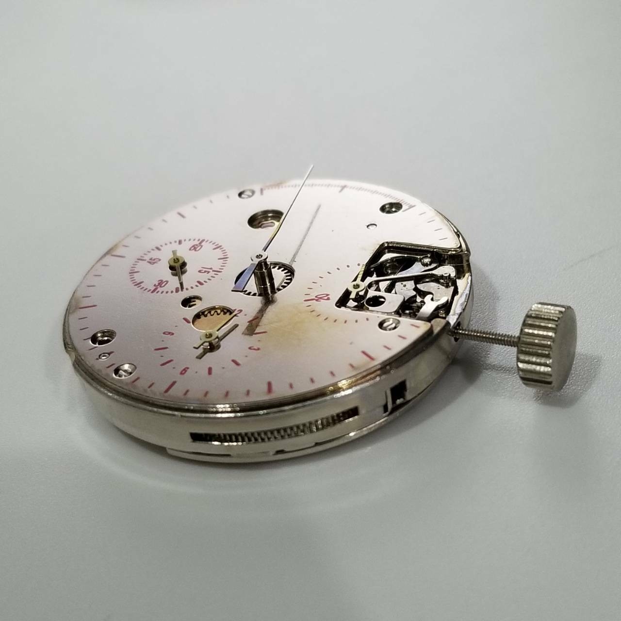 31.3mm Mechanical Chronograph ST19 Hand-Wind Movement For Seagull ST1902 TY2902