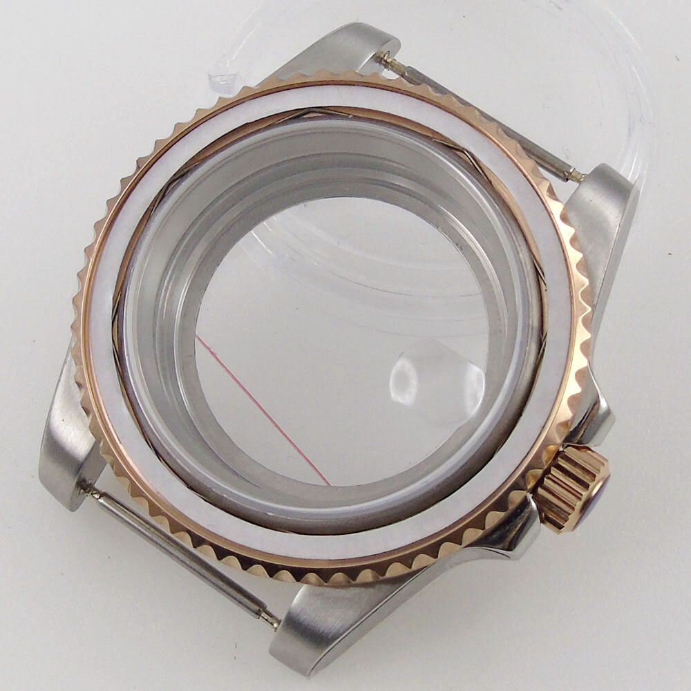 For NH35 NH36 MIYOTA 8215 ETA 2836 DG 40mm 316L Stainless Steel Watch Case Parts