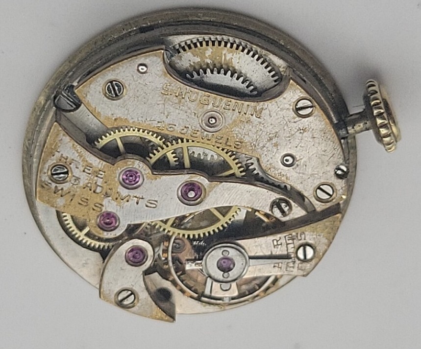 Grogan Co Hexagon Ladies Watch Movement E Huguenin 21mm