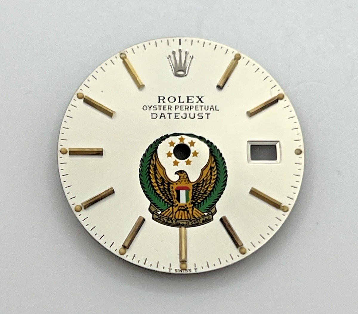 Rolex Datejust Dial with UAE crest for 36 mm models 16000 16003 16008 16013 etc