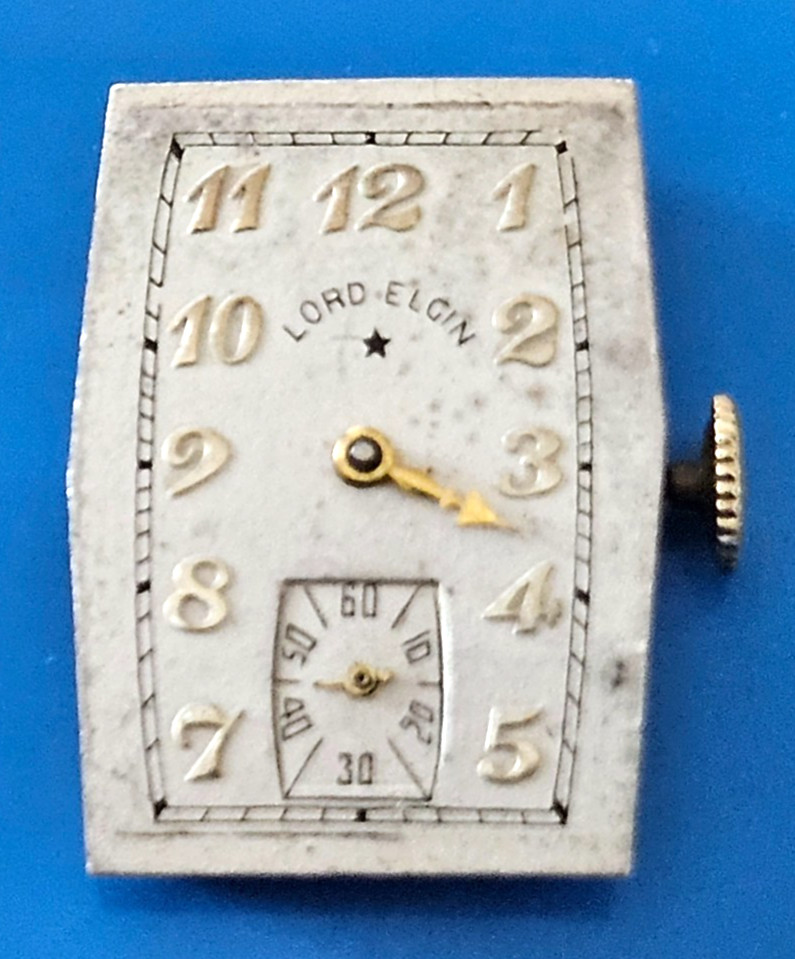 LORD ELGIN 537 17J Watch Movement (REMOVED FROM GOLD CASE/BALANCE RUNS) lot125