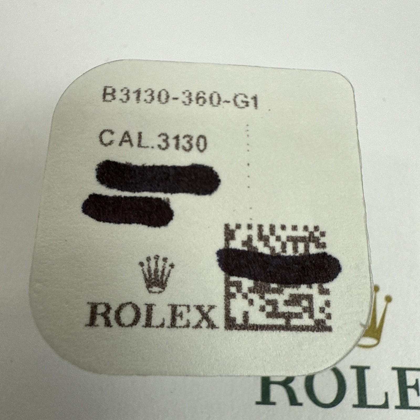 GENUINE Rolex 3135 360 Second Wheel New Sealed Package