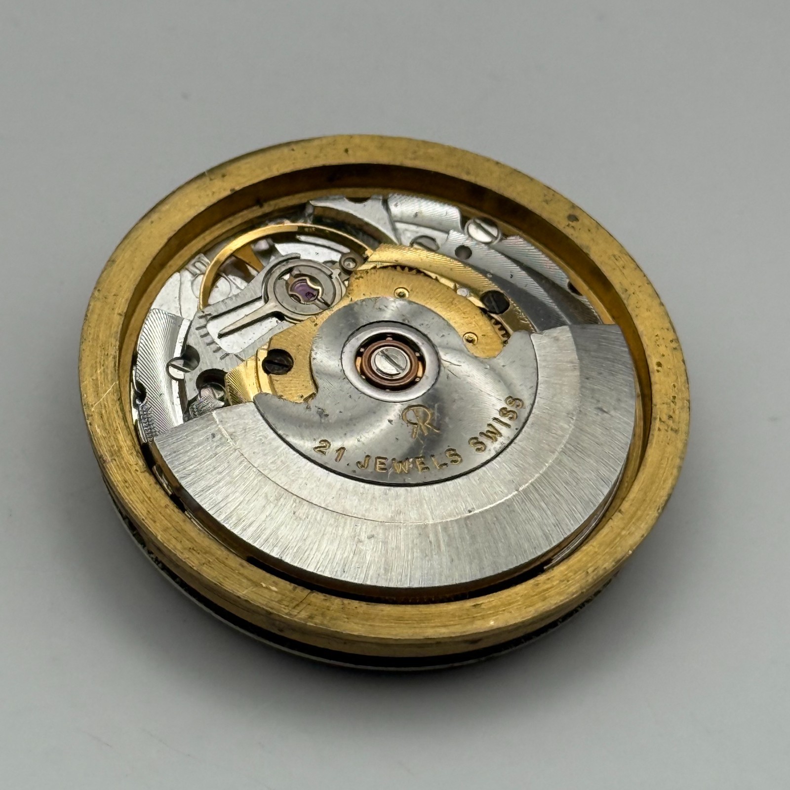 MSR S76-28 Watch Movement Garrard Date Automatic Vintage Parts Repair 30.6mm