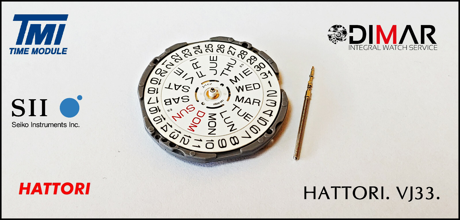 Hattori Movement – TMI – Caliber VJ33.