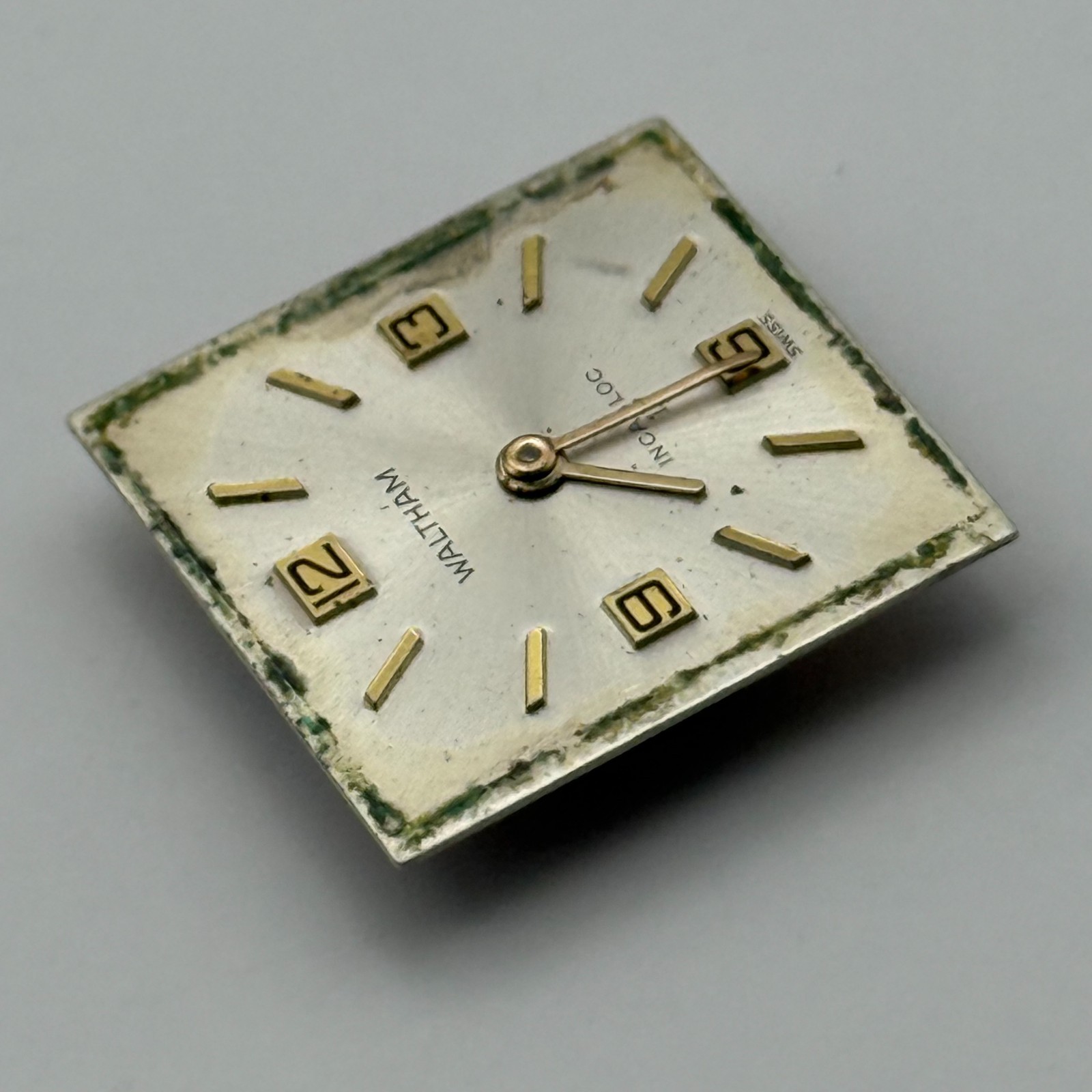 FHF 69-21 Watch Movement Waltham 17 Jewels Swiss Ladies Parts Repair 15.3mm