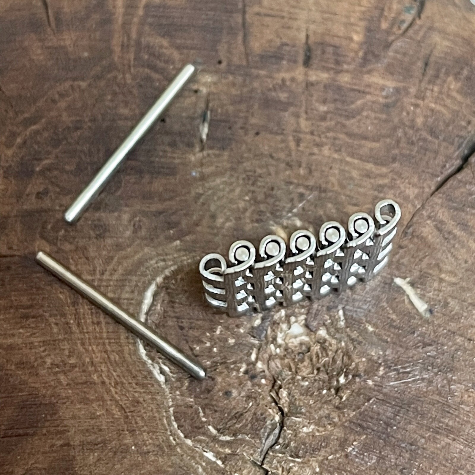 7 SOLD! Rado Manhattan Diastar NSA vintage watch bracelet 6 steel links + 2 pins