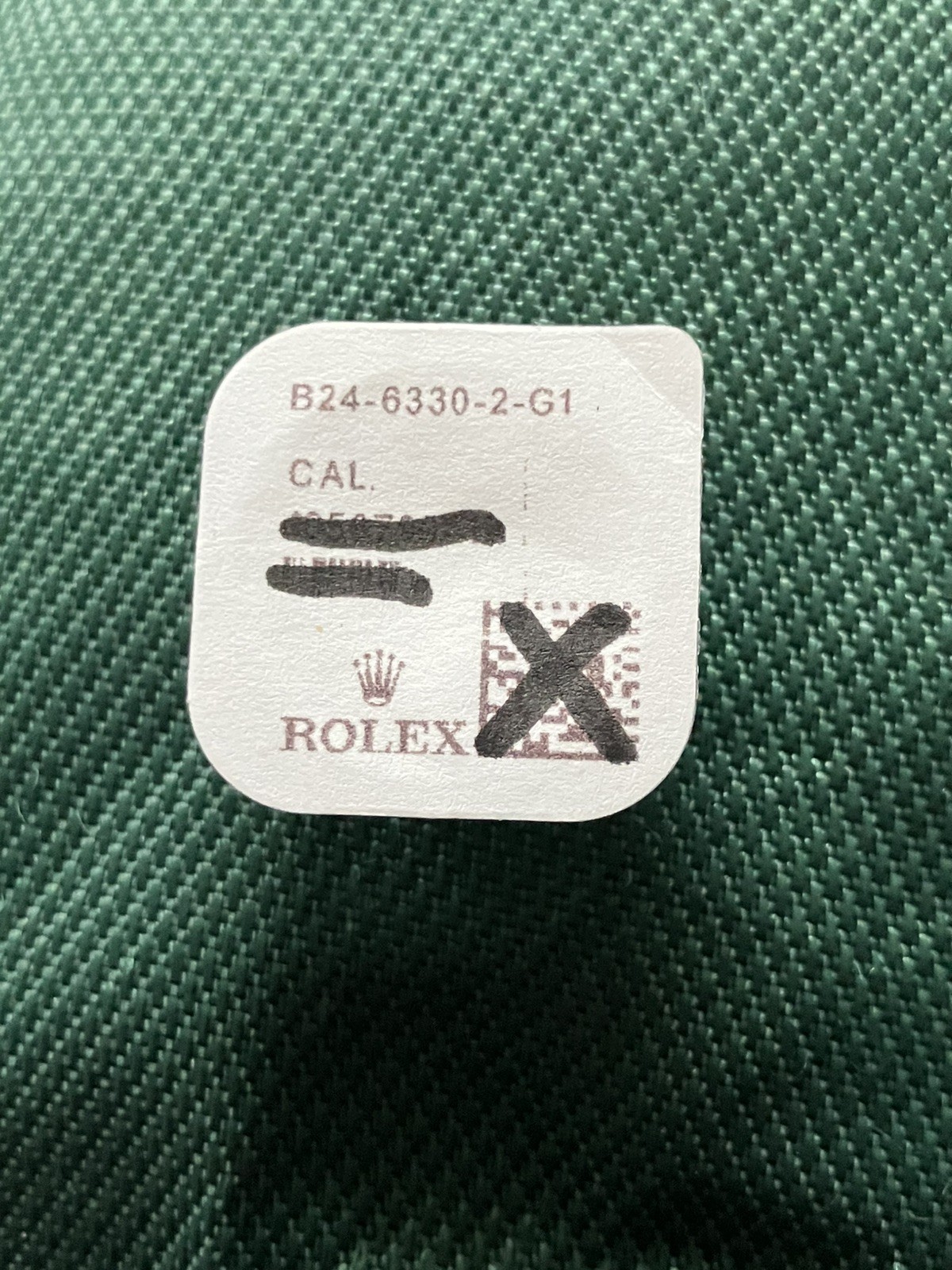 New Genuine Rolex Steel Crown Case Tube ref# B24-6330-2-G1 for 1600 16030 etc