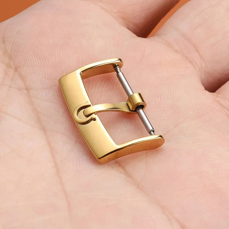 Metal Watch Buckle for Omega DE VILLE 12 14 16 18mm Silver Gold Strap Pin Clasp