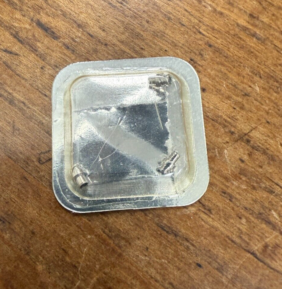 Genuine New Cartier Santos GM Pack of (3) Silver Crown Tubes Part# VC150080