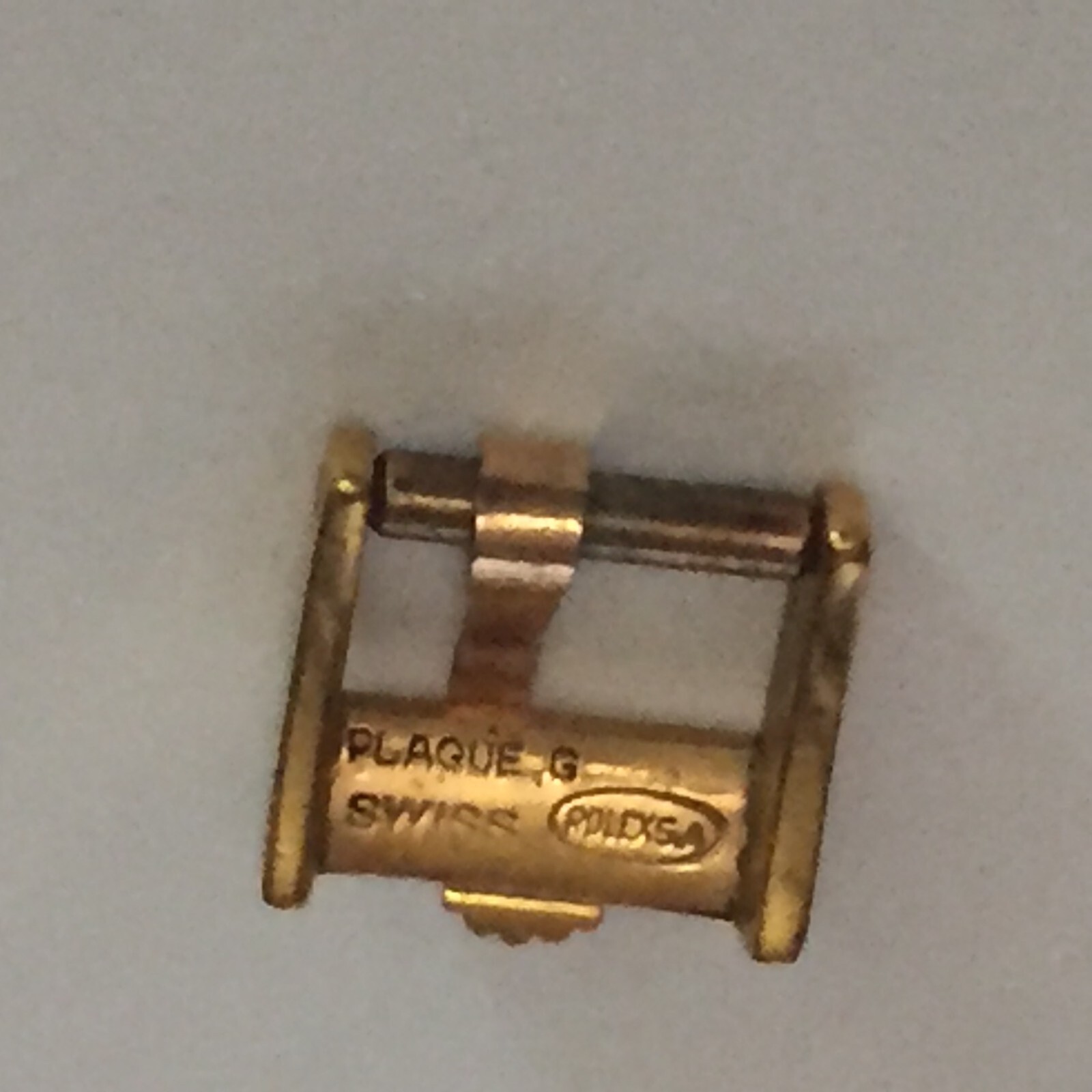 VINTAGE ORIGINAL ROLEX LADIES BUCKLE PLAQUE G SWISS ROLEX