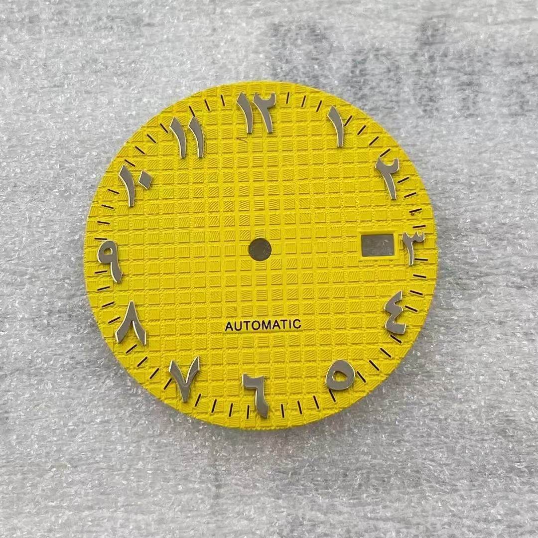 31.8mm Middle Eastern Arabic Numeral Watch Dial No Lume for Nh35 Nh36 Movement