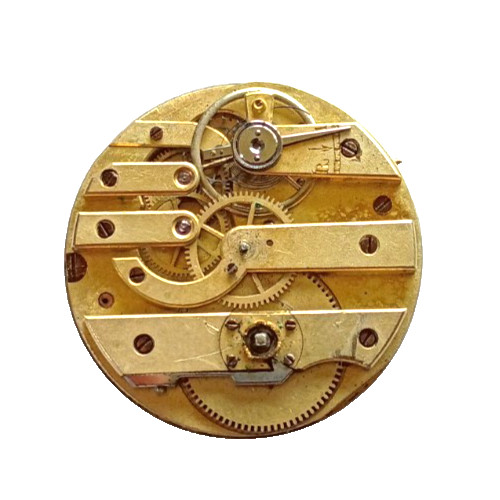 Pocket Watch Movement Swiss High Grade Keywind 29.3mm Good Balance parts restore
