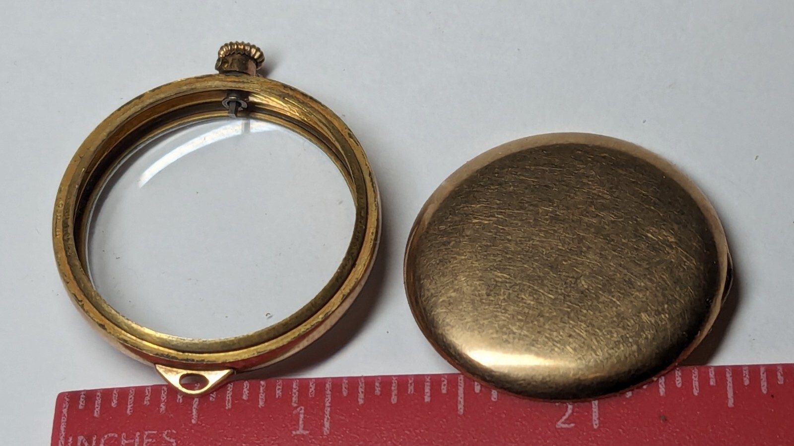 VINTAGE PHILIDELPHIA WATCH CO ROLLED GOLD PLATE POCKET WACH CASE VICTORY