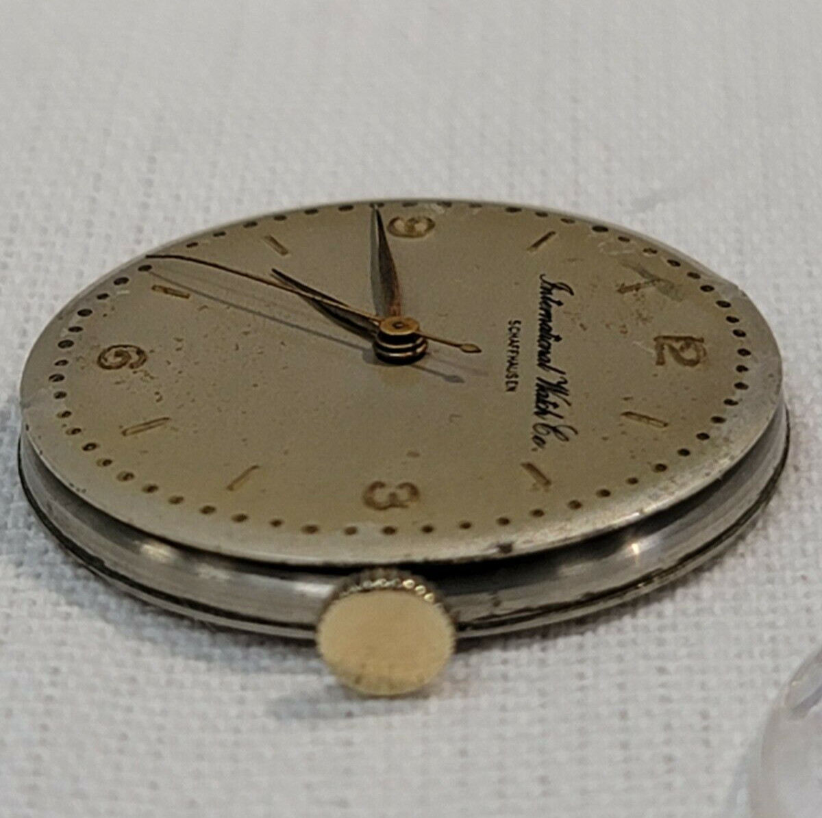 1948 IWC International Watch Co. Schaffhausen Cal. 89 1188383 32mm Movement 18k