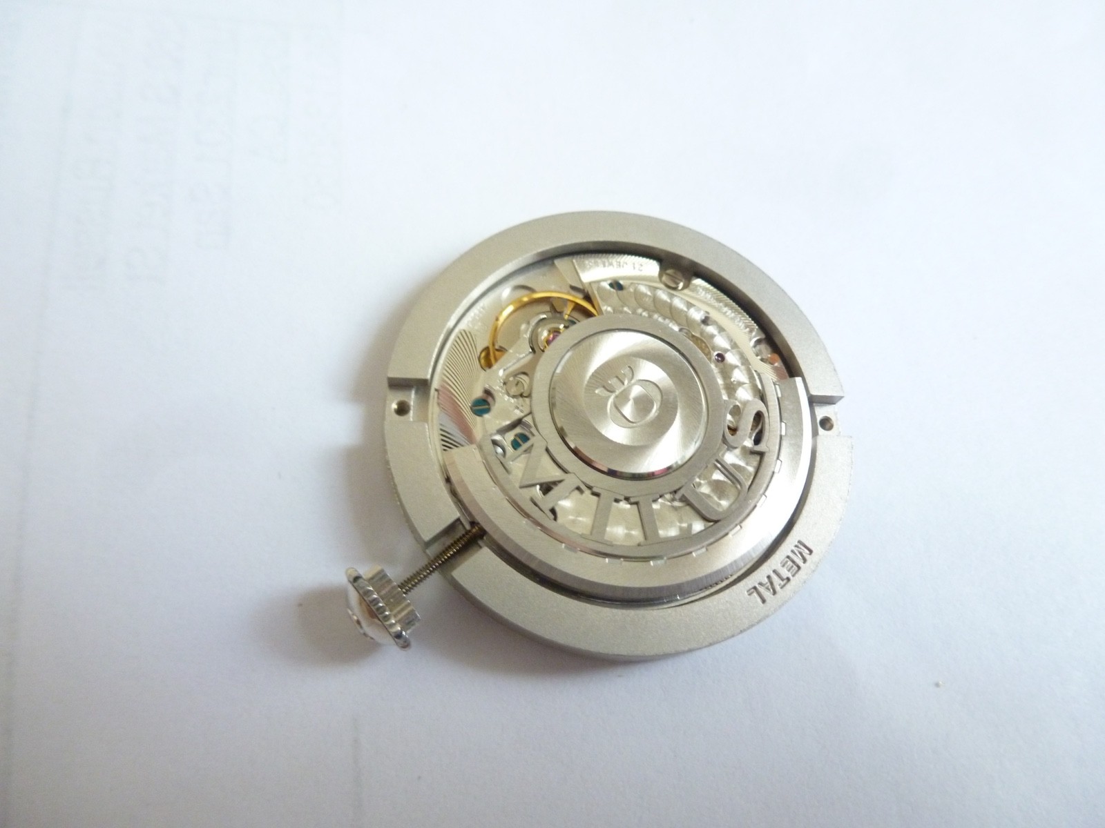 Milus ETA 2892-2 SWISS MADE MOVEMENT MECANIC WHITE DATE good condition works