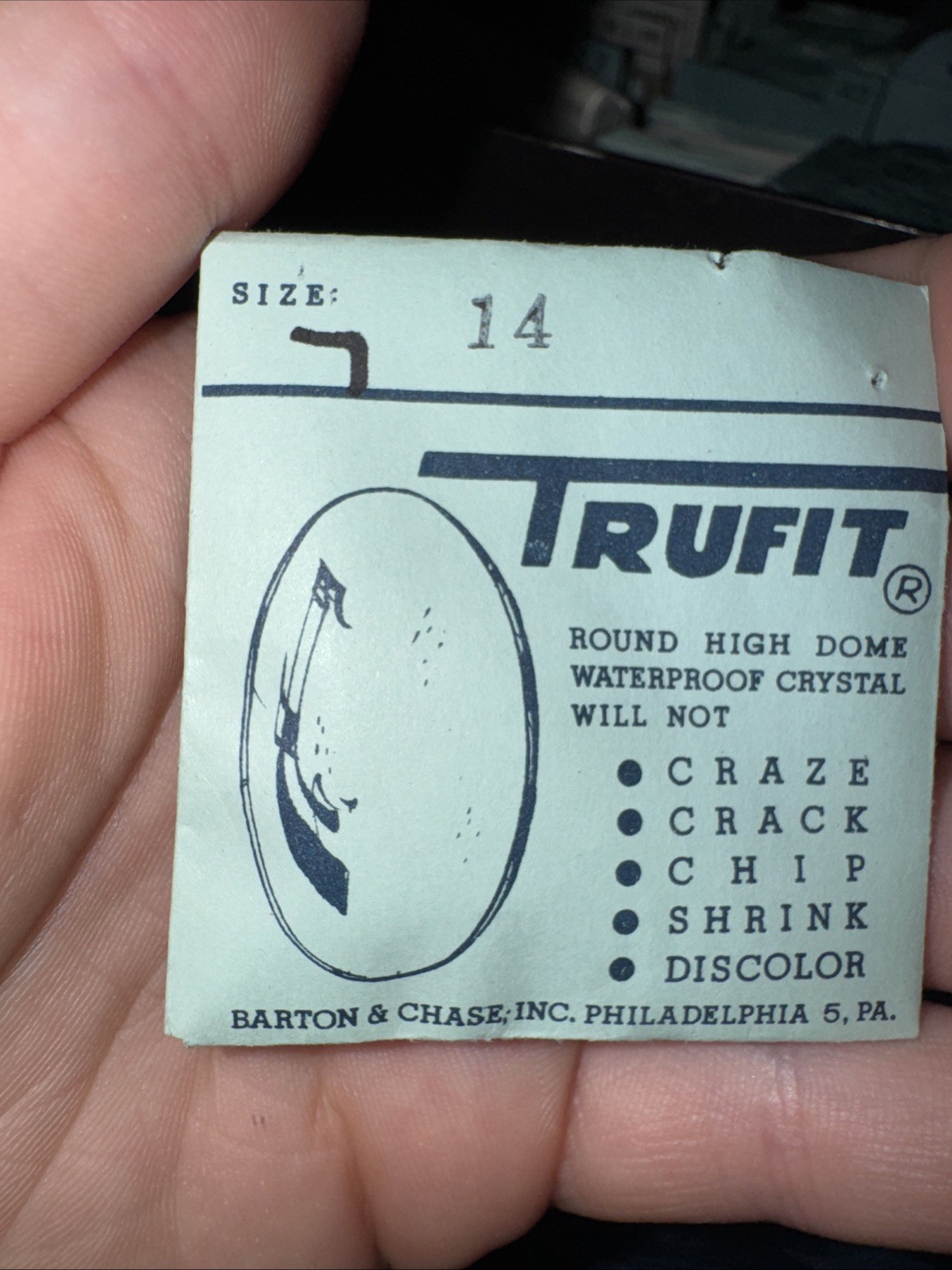 Trufit Watch Crystal Size 14