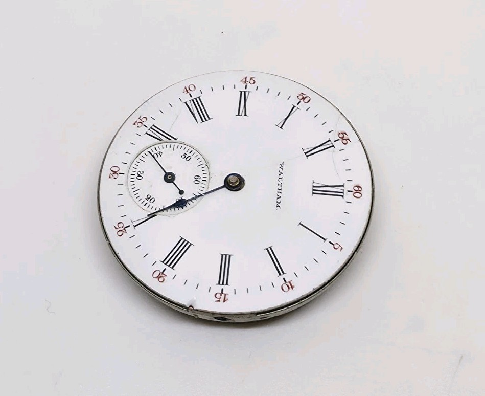 1901 Waltham Model 1890 Grade Seaside 15J 6s Pocket Watch Movement For Repair