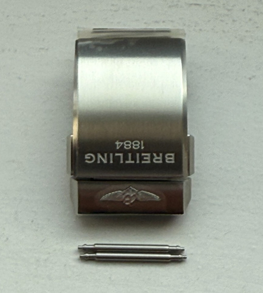 Genuine Breitling Steel Deployment Deployant Clasp Buckle 20mm Strap A20DSA.4