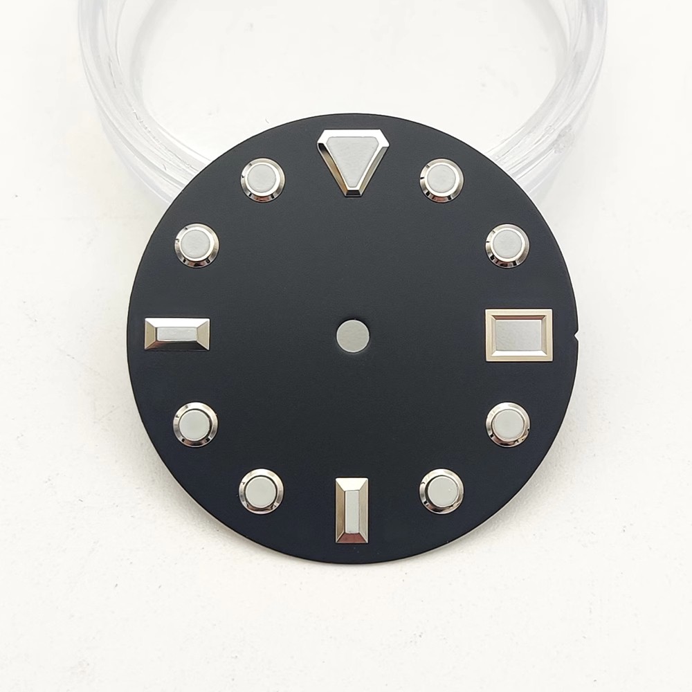 28.5mm Green Luminous Watch Dial for NH35/36/4R36 Movement Modified Accessories
