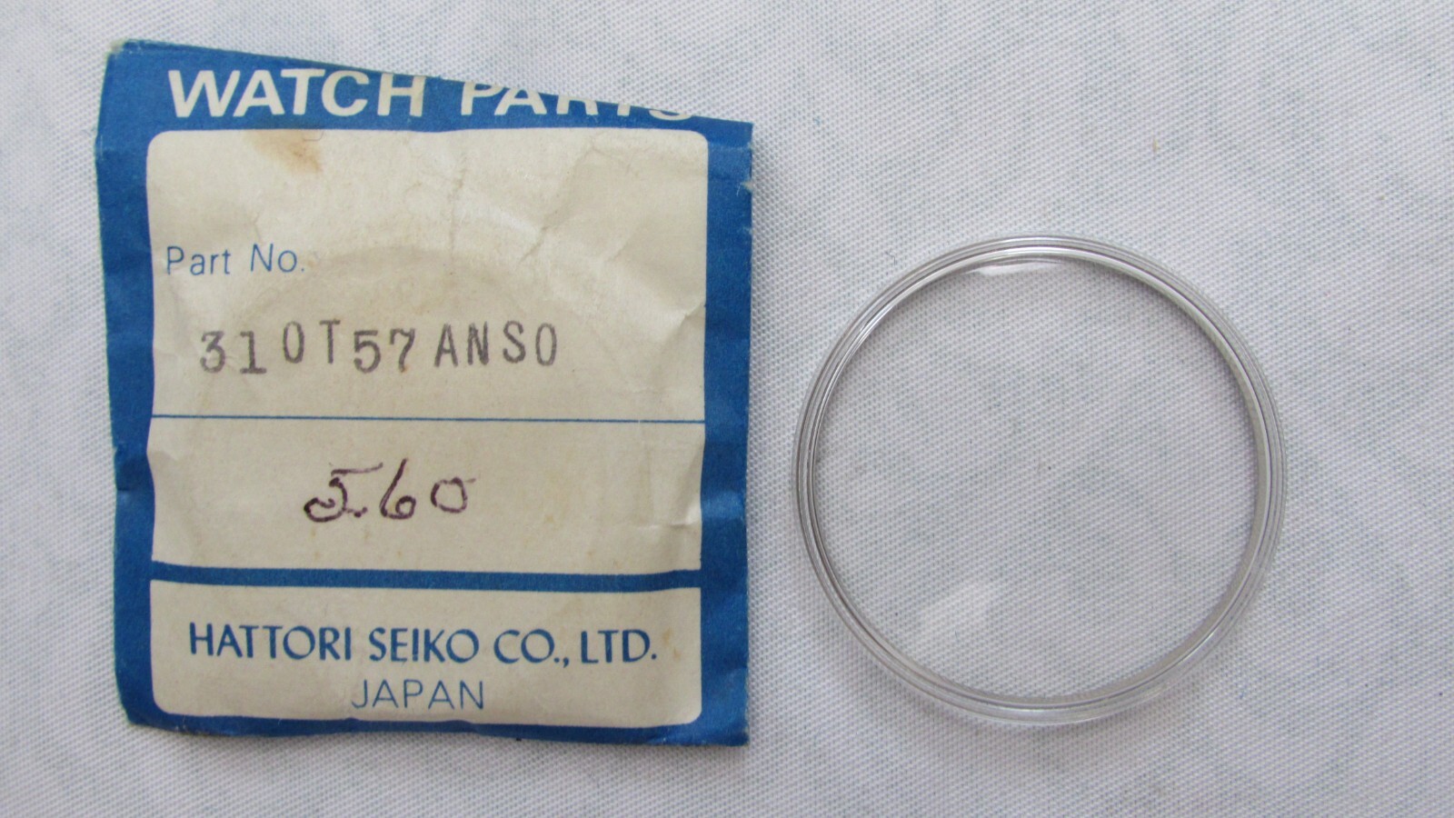 VINTAGE NOS ORIGINAL SEIKO CRYSTAL 310T57ANS0 4336 8110 7123-8290 7123-8439 WC2