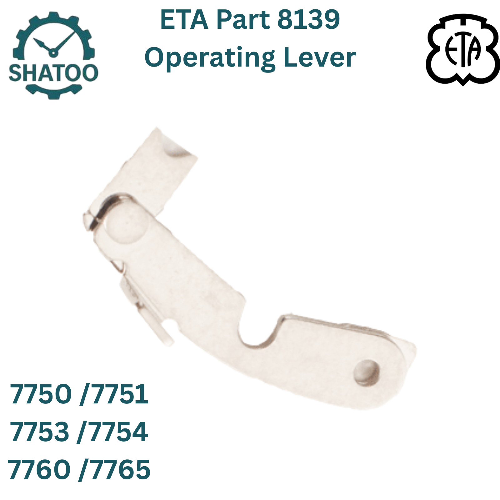ETA 7750 Watch Spare Part 8139 Operating Lever 7751 7753 7754 7760 7765