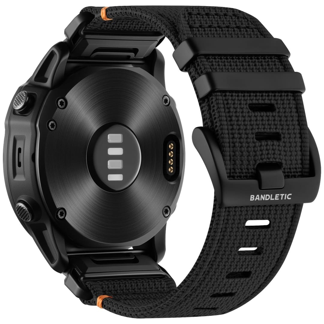 Bandletic 26mm Quick Fit Rugged Nylon Band for Garmin Fenix 8 51mm 7X 6X 5X