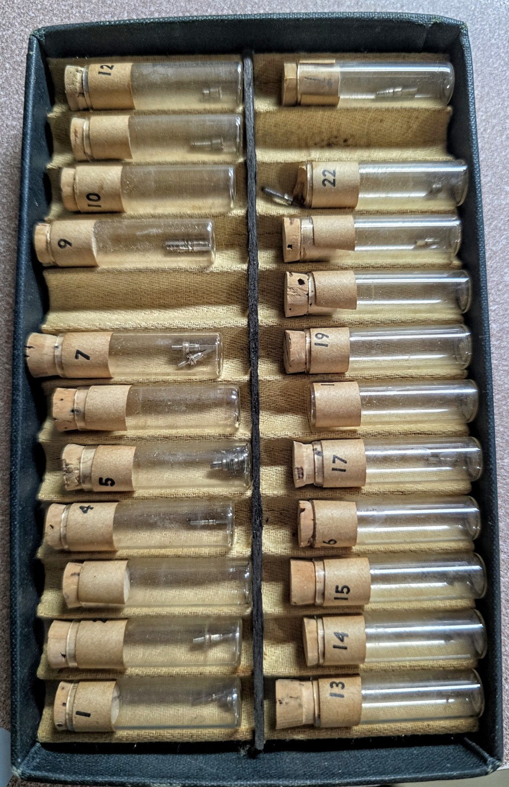 NEWALL No. 357 Bracelet Stems and Sleeves For Amer Cases 16 18,19,20,23 Missing