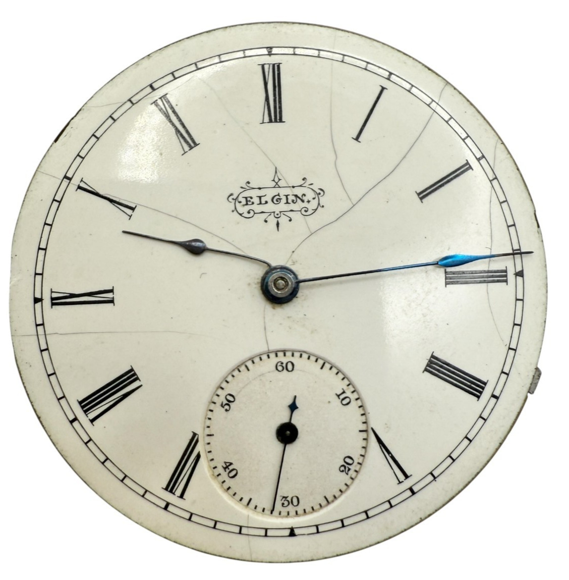 Antique 1893 6s Elgin Grade 118 Pocket Watch Movement