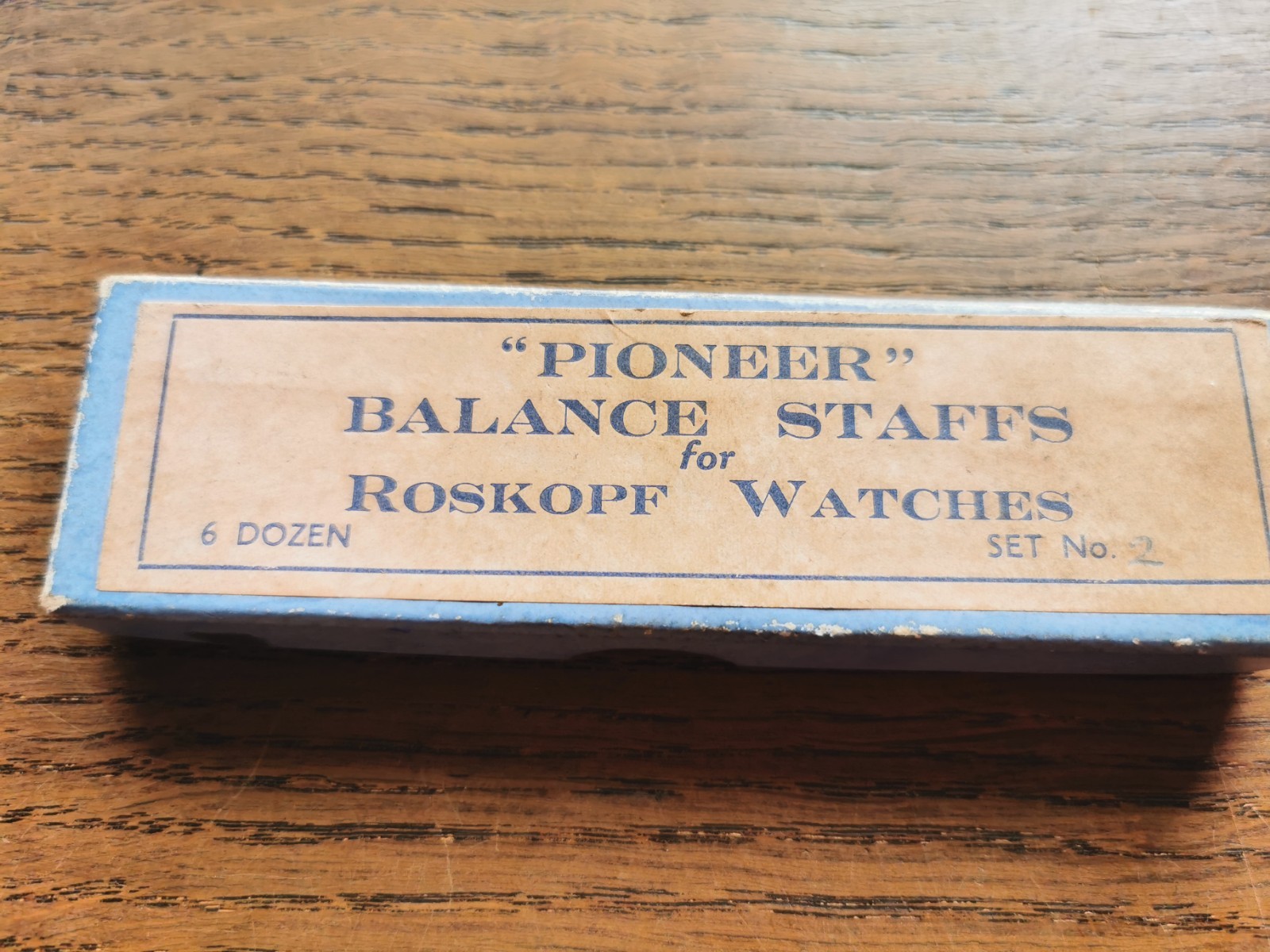 Roskopf Balance Staffs, New Old Stock, Watchmaker Parts #R800