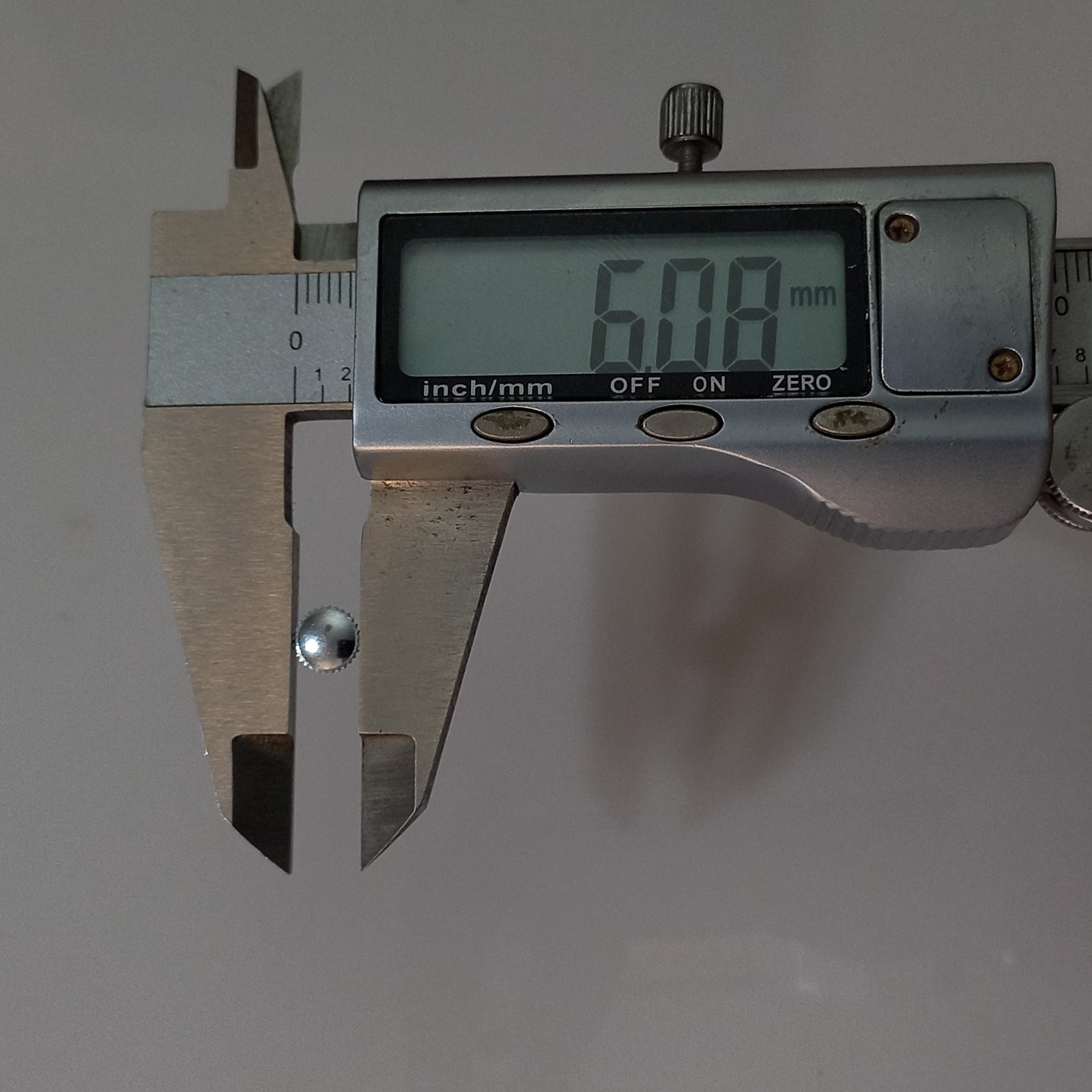 6mm Stainless steel Crown For Vintage 1950-70s Swiss Watches Stem 1.2mm Tap 7