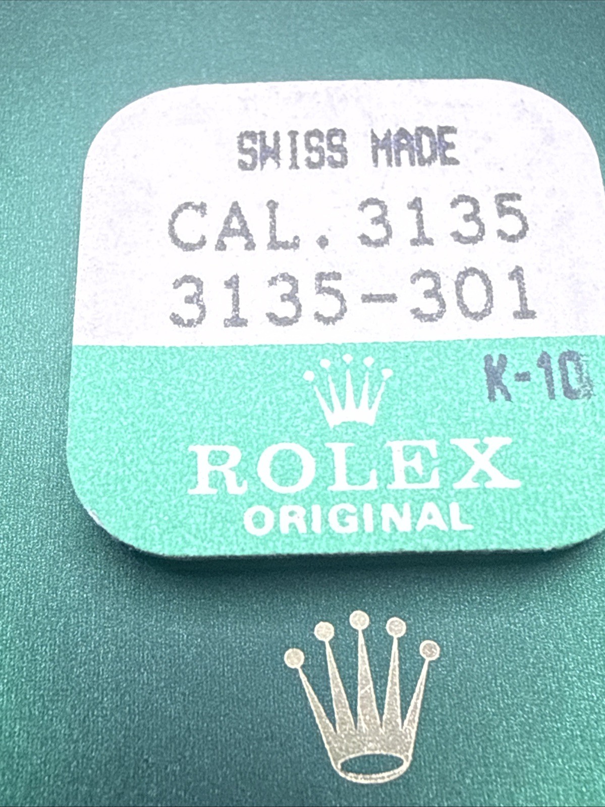 Rolex Genuine Part #3135-301 Caliber 3135 Factory Sealed NOS