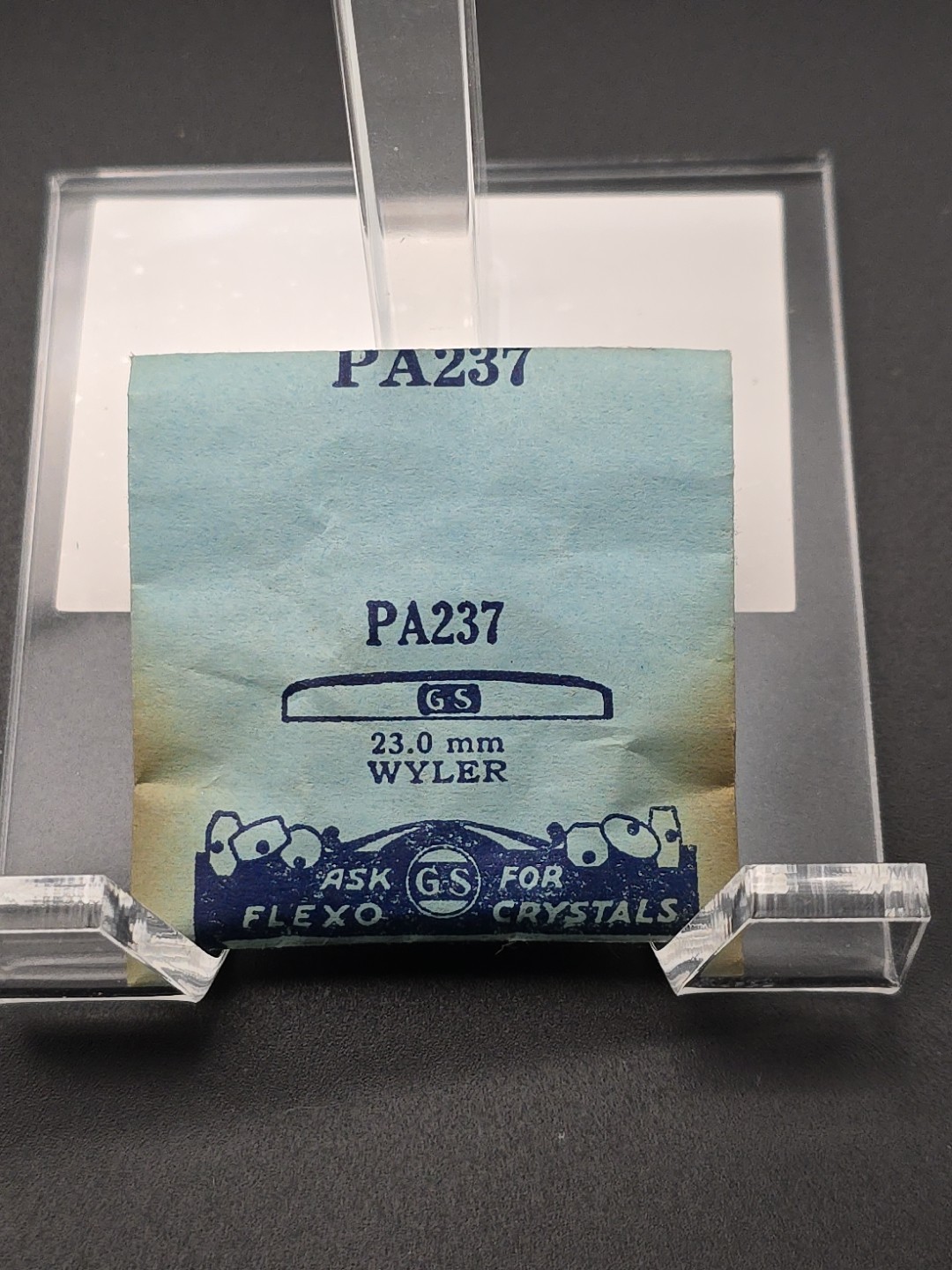 G-S Watch Crystal PA237 23.0mm Wyler
