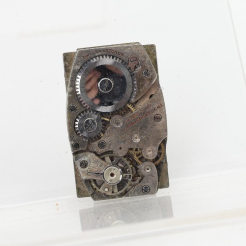 DWELSA TRENCH TANK SWISS WRIST WATCH MOVEMENT 6j, 19×29.4mm FOR REPAIR (M10)